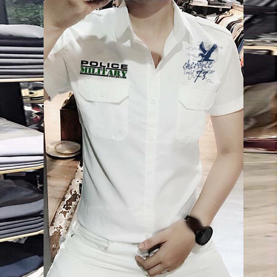 (VIDEO THẬT) BST áo sơ mi nam tay ngắn kaki cầu vai cơ trưởng cao cấp | Áo sơ mi cơ trưởng đẹp | form chuẩn | BigBuy360 - bigbuy360.vn