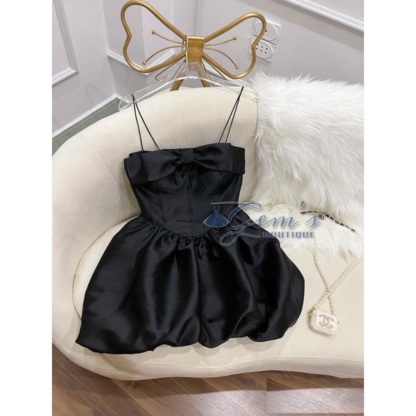 VÁY / ĐẦM 2 DÂY NƠ NGỰC DÁNG PHỒNG ( có lót, đệm ngực )