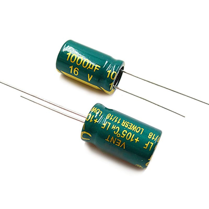 yal 50pcs 16V 1000uF Aluminum Electrolytic Capacitor 20% Tolerance Circuit Board DIY