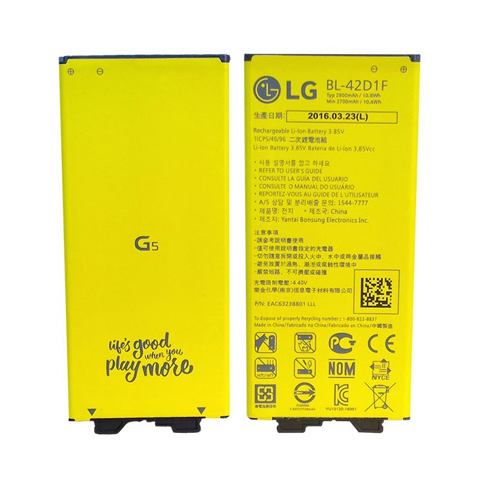 Pin LG G5 H830 H840 H850 F700 (BL-42D1F)