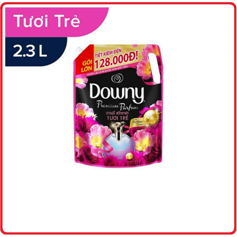 Nước Xả DOWNY Hương Nước Hoa Túi 2,4L/2,2L