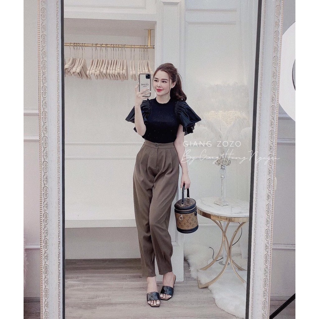 [Video thật] Quần baggy thụng gấu khóa vải Tây cao cấp | BigBuy360 - bigbuy360.vn