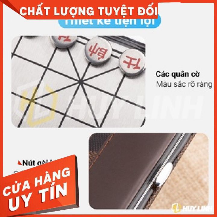 Bàn cờ tướng nam châm mini gấp gọn.