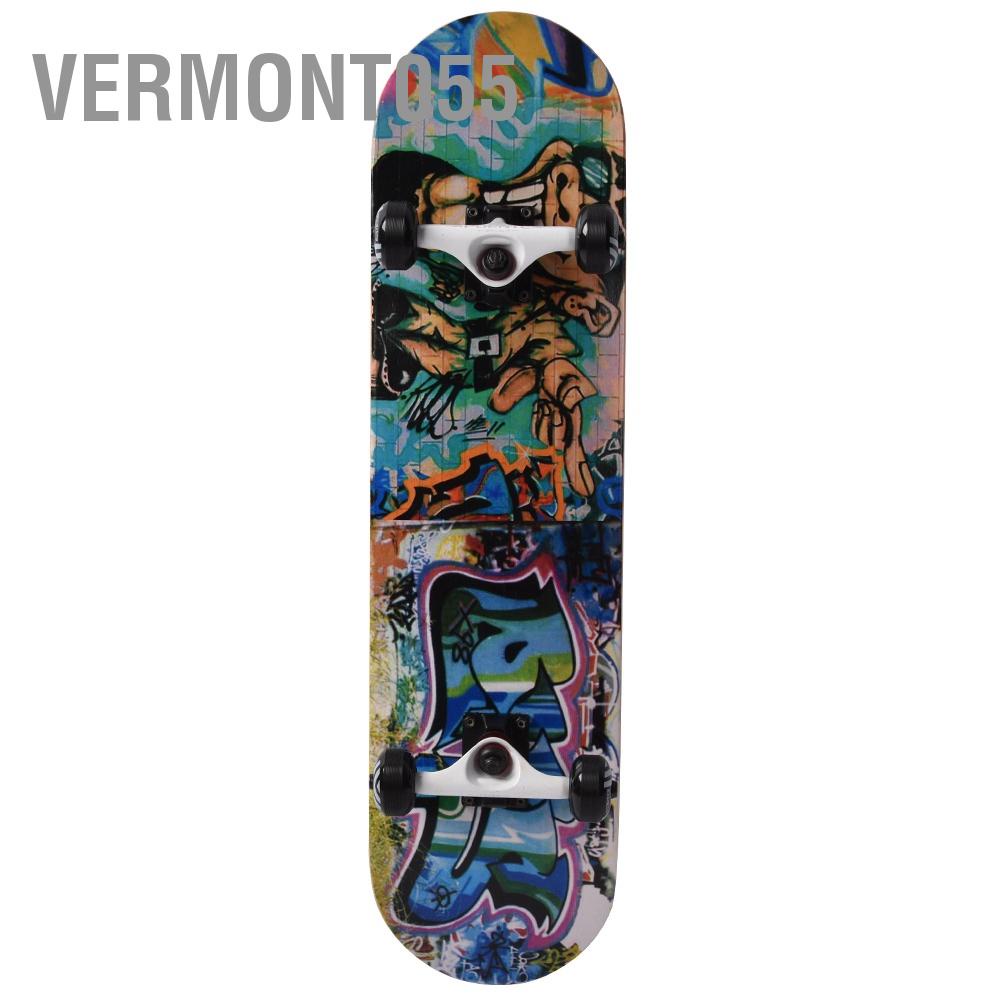 Có thể bán buôn Thể thao ngoài trời 4 bánh dành cho người lớn ván trượt ván gỗ Maple dài để giải trí Hàng giao ngayVermont055