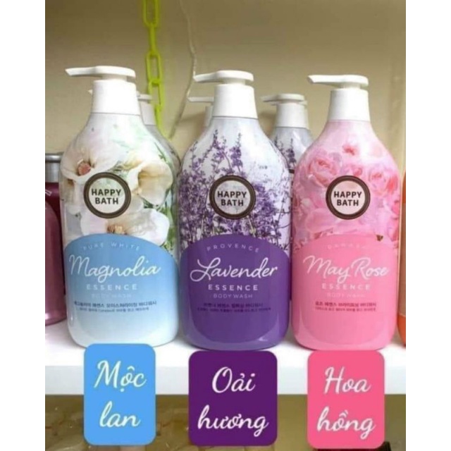 Sữa tắm Happy bath 900ml