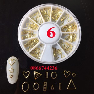 Sét phụ kiện charm 06 trang trí móng làm nail