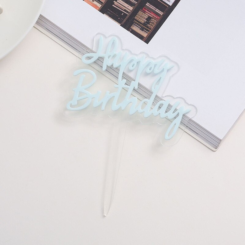 Chữ Happy Birthday Cắm Trang Trí Bánh Kem