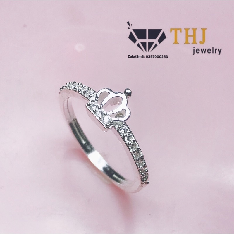 Nhẫn Vương Miện Bạc Đẹp Cho Nữ