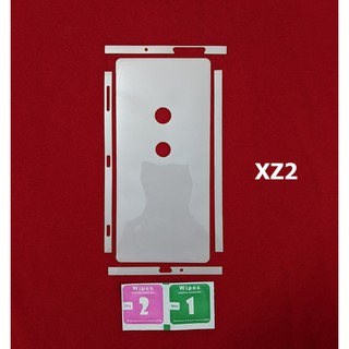 Miếng film dán PPF bóng loại xịn phủ full 99% lưng viền Sony XZ2