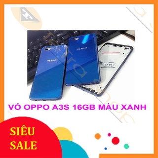 Vỏ oppo a3s 16gb màu xanh