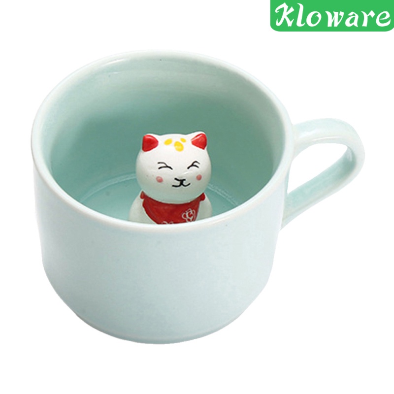 Cốc Sứ Uống Trà / Cà Phê / Sữa Họa Tiết Hoạt In Hình Động Vật Hoạt Hình 3d Dành Cho Nam Và Nữ