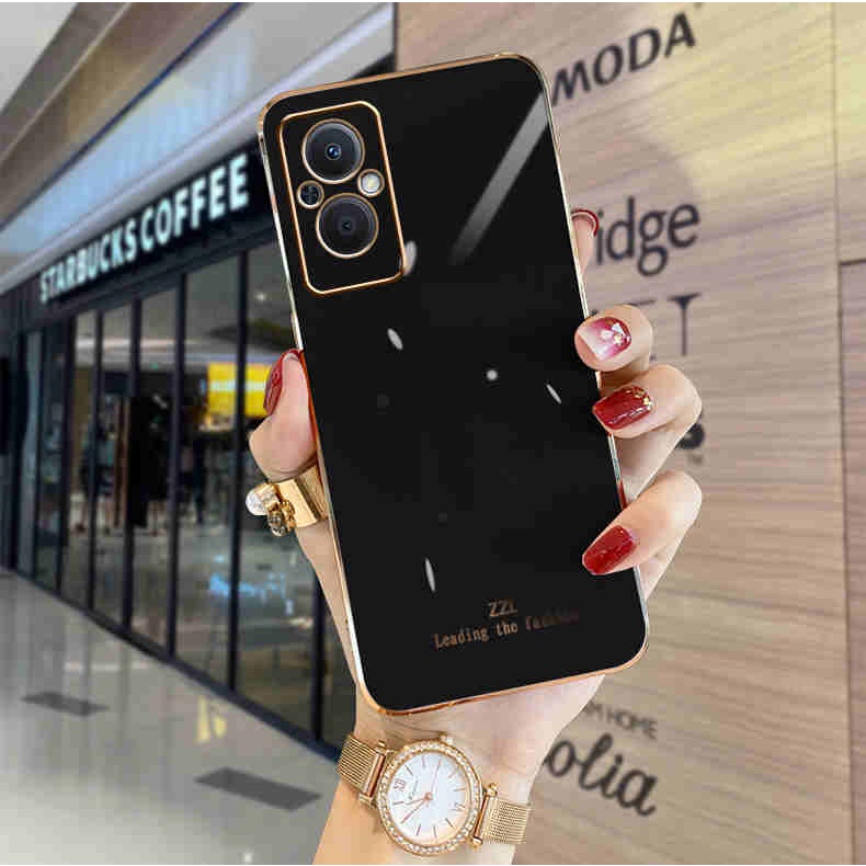 Ốp lưng oppo Reno 8Z 5G ốp lưng oppo Reno 7Z 5G Ốp Điện Thoại Viền Thẳng Thời Trang Cho OPPO Reno 7Z 5g Reno7 Reno 2f Reno 6 Reno6Z Reno5 Reno 4 zb
