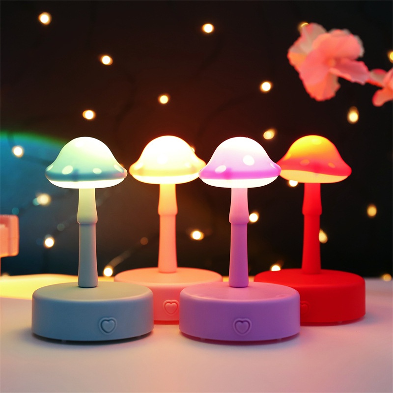 [Hàng sẵn] Đèn trang trí  hình cây nấm - Có nhiều màu để lựa chọn