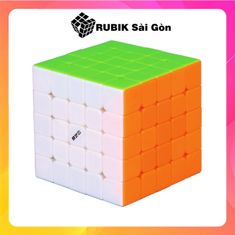 Rubik nam châm 5x5 QiYi MS rubic 5x5x5 biến thể magnetic thi đấu quốc tế xoay trơn mượt cắt góc tốt