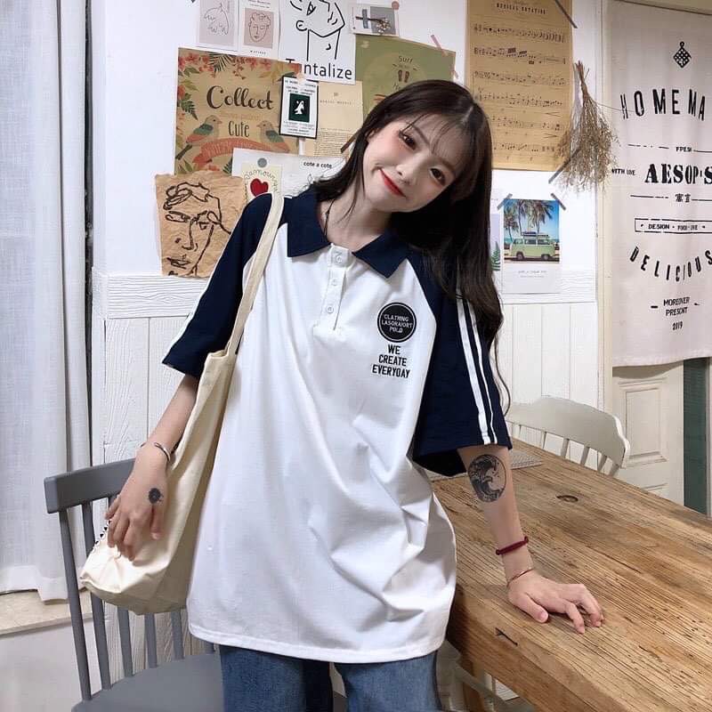 Áo polo phối We Create HDA0321 | BigBuy360 - bigbuy360.vn