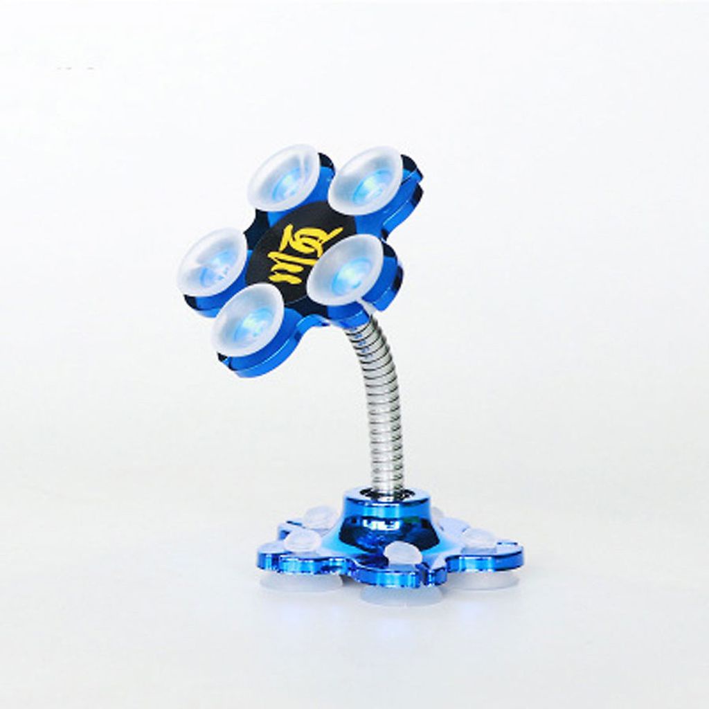 Giá đỡ hút điện thoại hít chân không hình cánh hoa mai dán vô ốp lưng trên ô tô tường để bàn