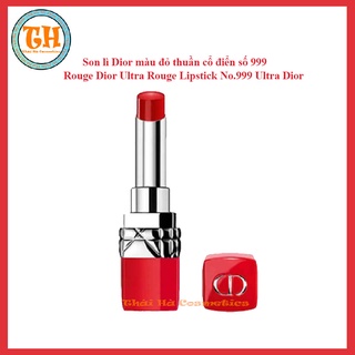 Son Dior Ultra Rouge 999 Màu Đỏ Thuần Ultra Dior Unbox