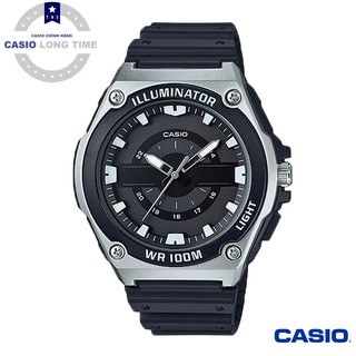 Đồng Hồ Nam Casio Standard MWC-100H-1AV Chính hãng Dây Nhựa Màu Đen - Chống Nước , bảo hành 12 tháng