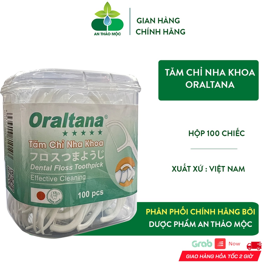 Tăm Chỉ Nha Khoa Oraltana Tanaphar.Chăm Sóc Răng Miệng Thuận Tiện Sử Dụng