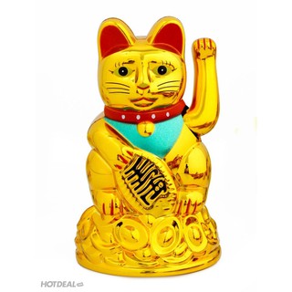 Mèo Thần Tài Có Quạt Tay Mang May Mắn Đến Mọi Nhà