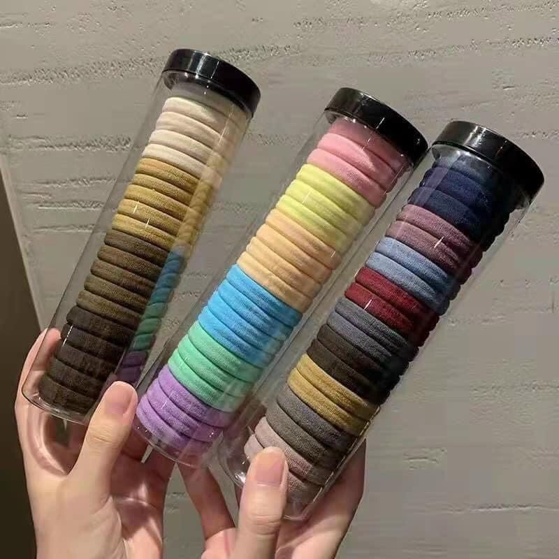 SET 20 DÂY BUỘC TÓC NHIỀU MÀU SẮC PHONG CÁCH HÀN QUỐC