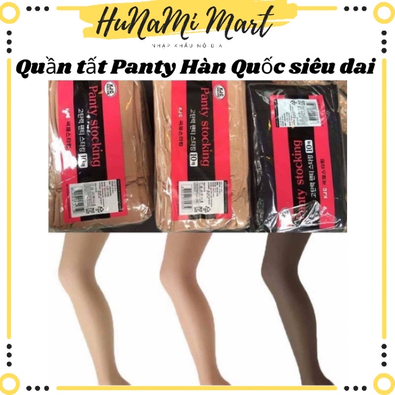 Quần Tất Panty Stocking Hàn Quốc siêu dai cho nữ set 5 chiếc - Sẵn 2 da chân, cát cháy