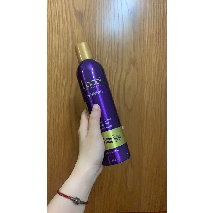 Keo xịt tóc,gôm xịt toc Lacei Hair Styling Spray 350ml-Keo mềm và keo cứng -dễ dàng tạo kiểu -giữ nếp lâu-mùi thơm dễ ịu