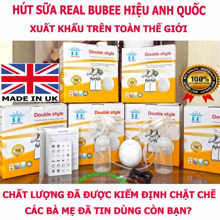 Máy hút sữa Real Bubee chính hãng Có Massage Siêu Nhẹ Nhàng - Hút Cực mạnh