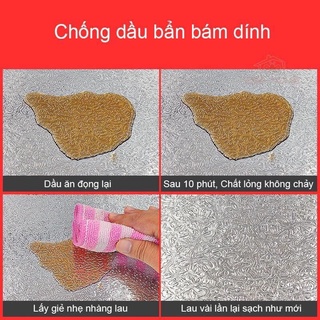 giấy bạc dán bếp