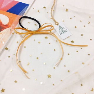 CỘT TÓC NƠ SATIN MỜ 2 SỢI HÀN QUỐC ẢNH THẬT