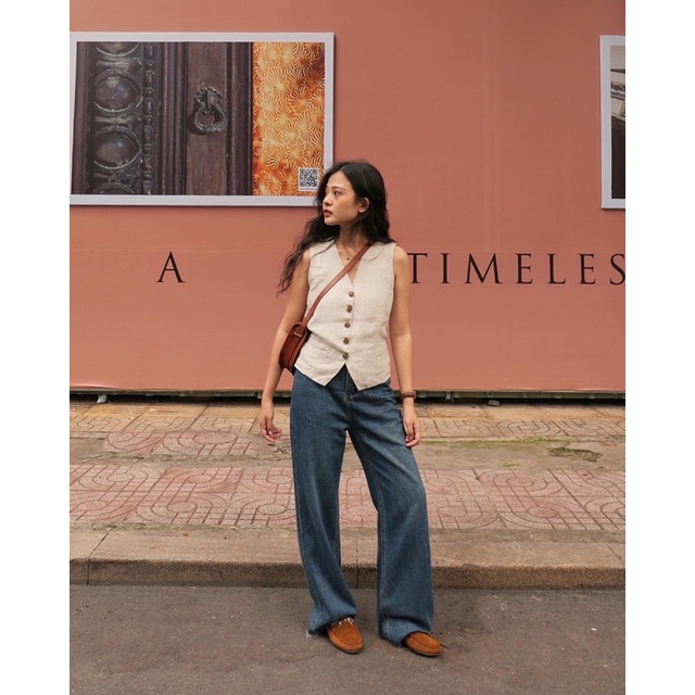 DE PLAGE - QUẦN JEANS VINTAGE WASH