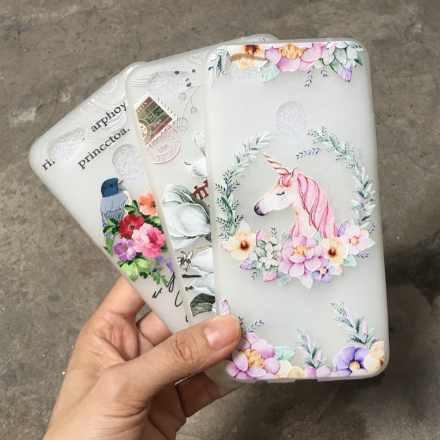 Ốp Hoa Châu Âu Oppo F5 Phát Sáng