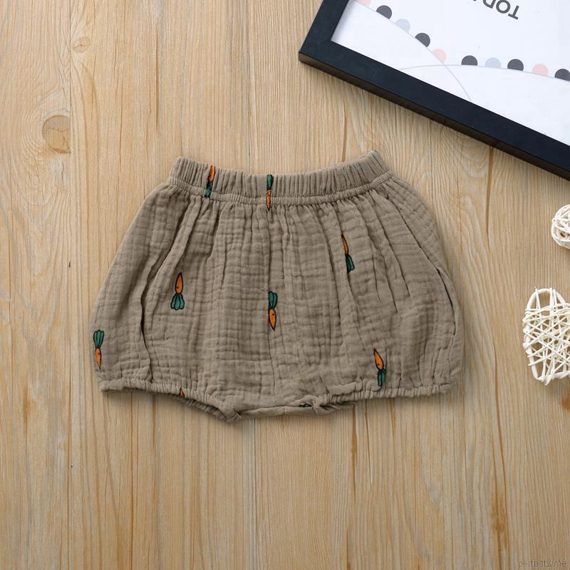 Quần short cotton PP co giãn thời trang cho bé trai và gái