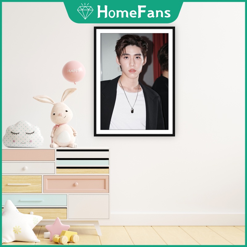 Bộ Tranh Đính Đá 5D Tự Làm 30x40cm/40x50cm Hình Thần Tượng Thái Lan Trang Trí Nhà Cửa