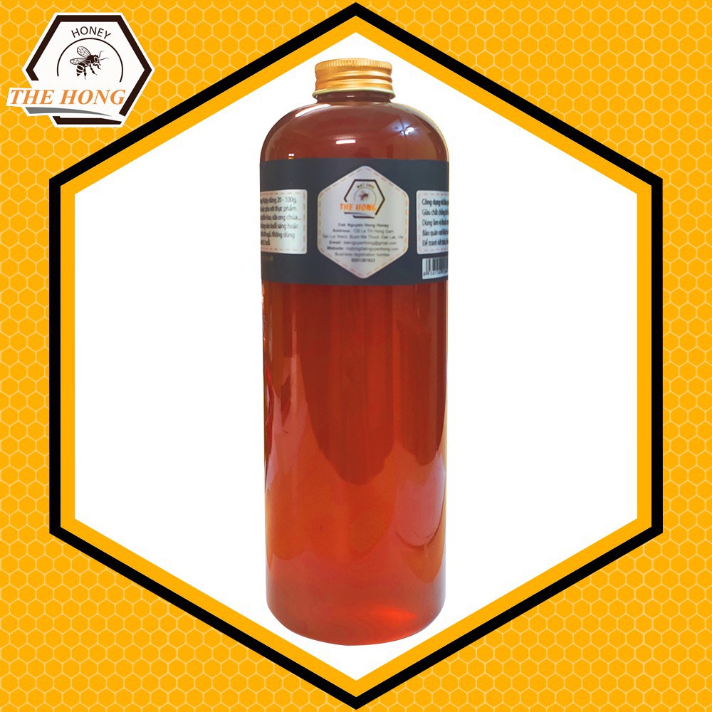 Mật ong HOA NHÃN nguyên chất 100% BEE Honey 500 ml (TRẢ HÀNG NẾU SẢN PHẨM KHÔNG THẬT)