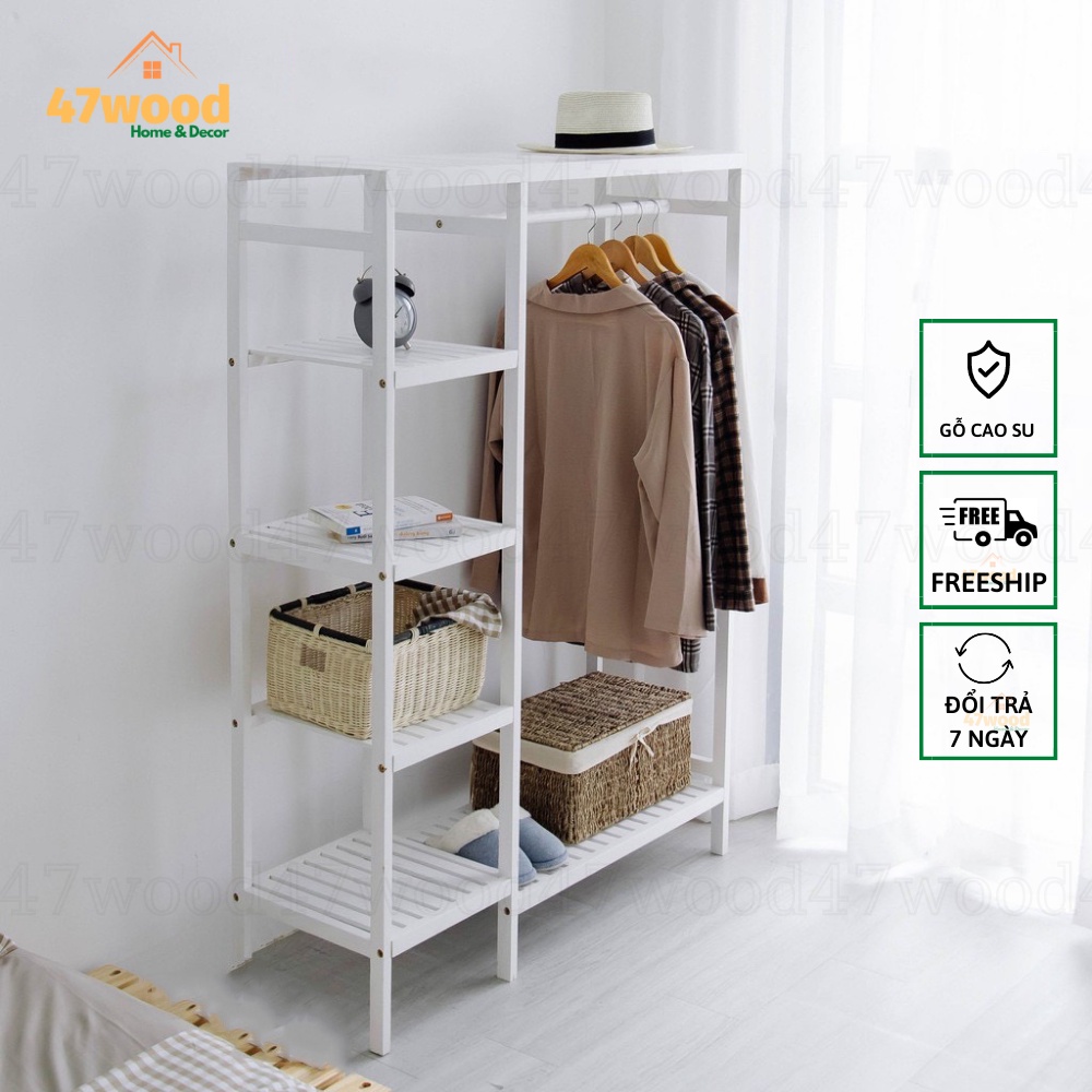 Tủ đồ lắp ráp kiểu hàn quốc - Gía kệ treo quần áo đa năng