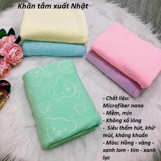Sét 20 cái khăn tắm xuất nhật khổ lớn 70x140cm - jendaa