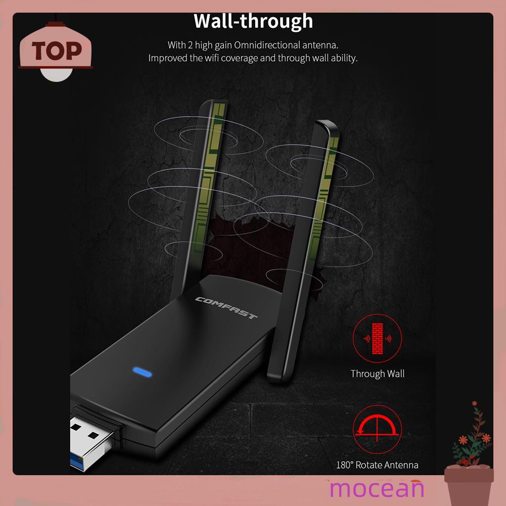 Usb 3.0 Thu Sóng Wifi Hiệu Mocean Comfast Cf-924Ac 1300m 2.4 / 5.8ghz | BigBuy360 - bigbuy360.vn