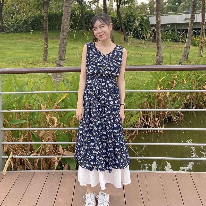 ĐẦM DÀI HOA NHÍ VINTAGE