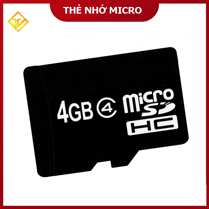 Thẻ nhớ MicroSD Class 10 4GB/8GB/16GB/32GB/64GB - Thẻ nhớ tốc độ cao (Đen),Chính hãng BH 12 Tháng