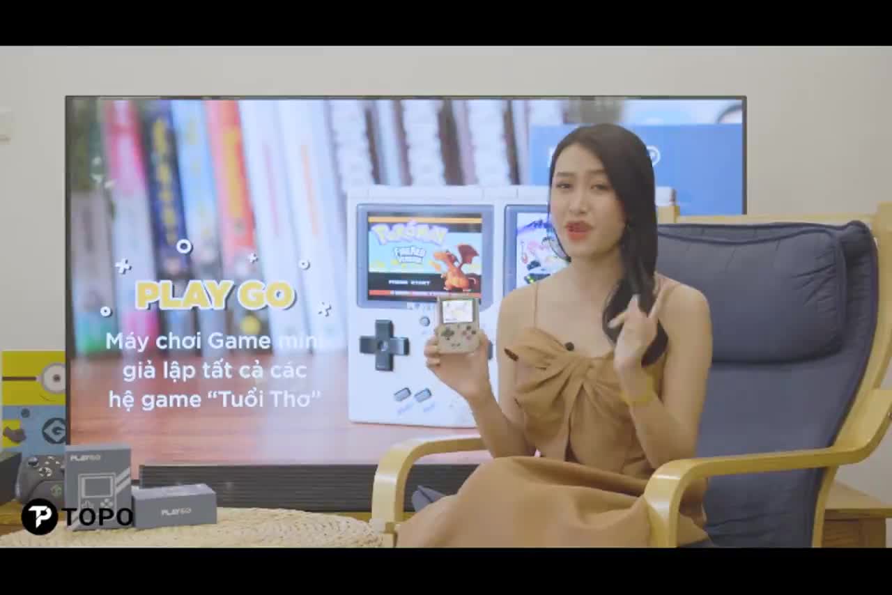Máy chơi game PlayGo - Giả lập 12 hệ game Retro, màn hình 2.5 inch IPS | BigBuy360 - bigbuy360.vn