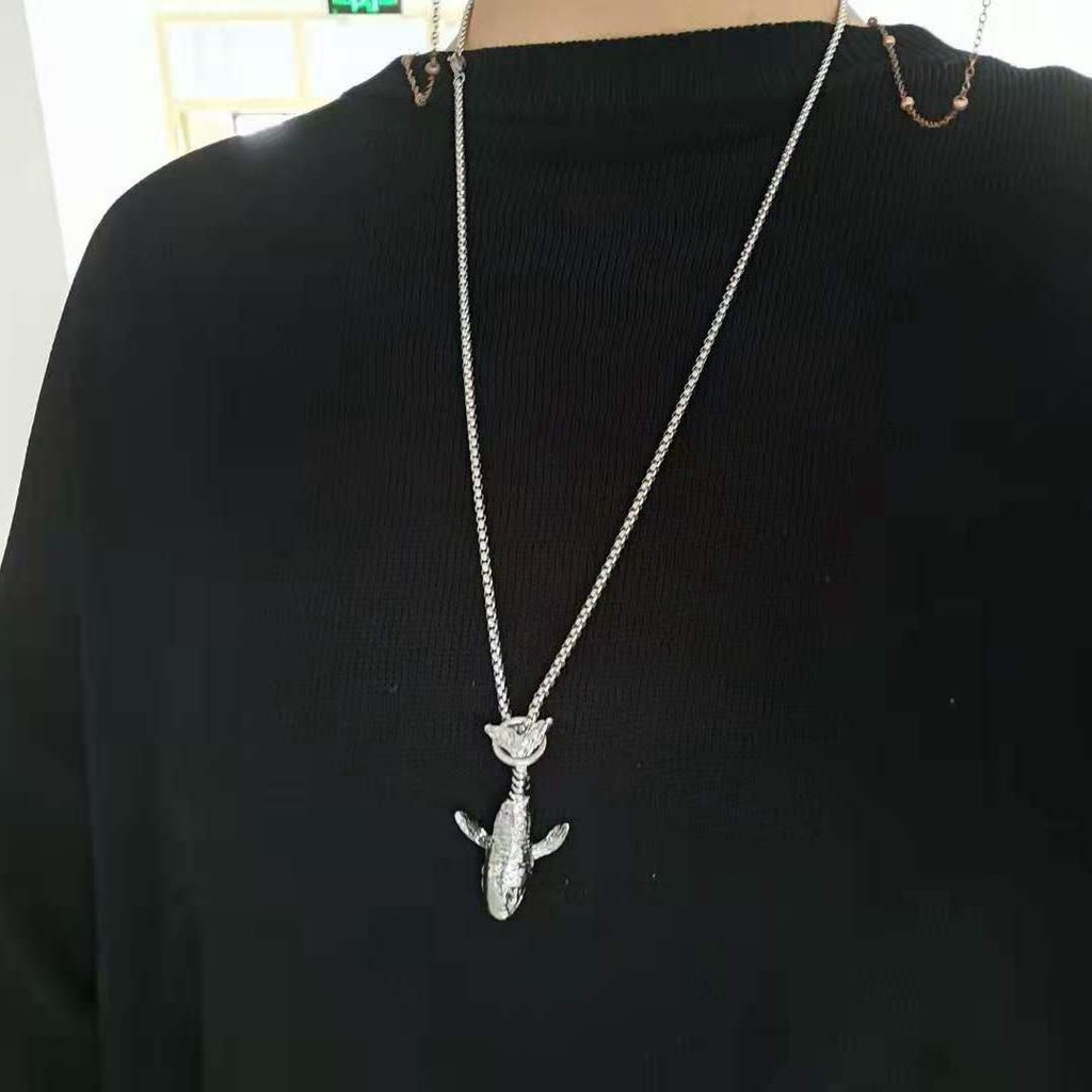 Vòng cổ Mặt Hình Cá Mập Phong Cách Hip Hop Thời Trang Cho Cặp Đôi