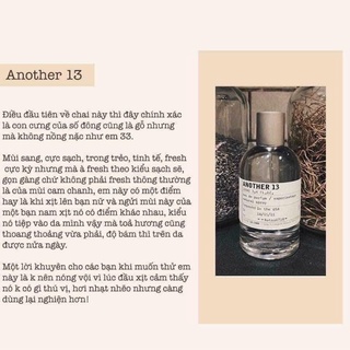 [Mẫu Thử Nước Hoa] Le Labo Another 13