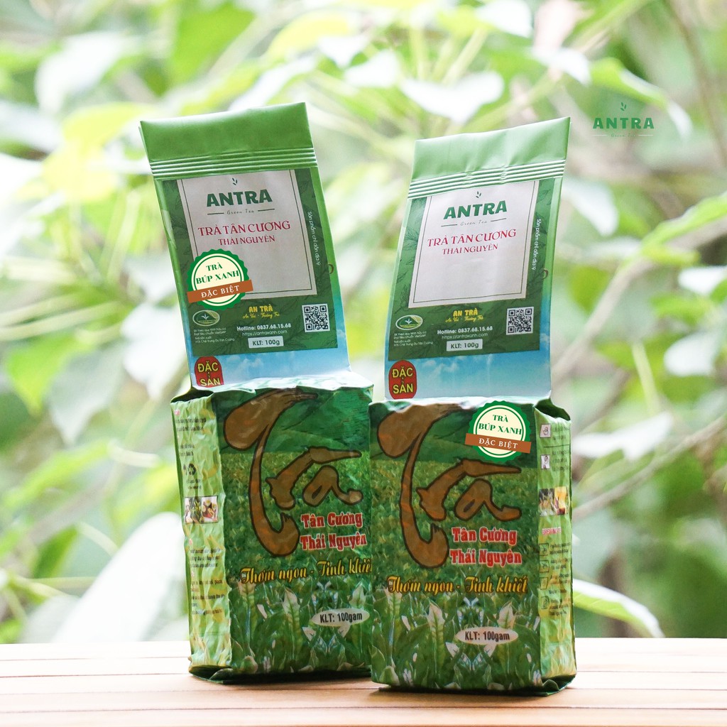 Trà Tân Cương 🌿 | Túi 100g - Chè BÚP XANH ĐẶC BIỆT vị thanh hương cốm, chát dịu ngọt hậu rất ngon