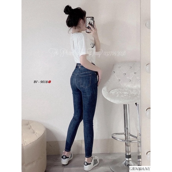 Quần bò ôm cạp cao dáng siêu đẹp. Size S M L
