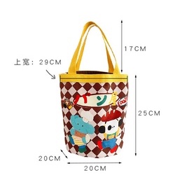 Túi Đựng Hộp Cơm Trưa In Họa Tiết Thời Trang Xinh Xắn Cho Nữ