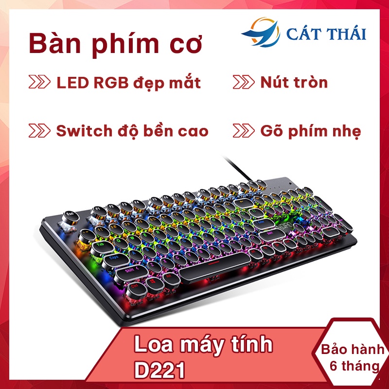 Bàn phím cơ ZK-4 Bàn phím PC laptop gaming Full LED RGB T907, thiết kế cổ điển Full LED hiện đại, thời trang
