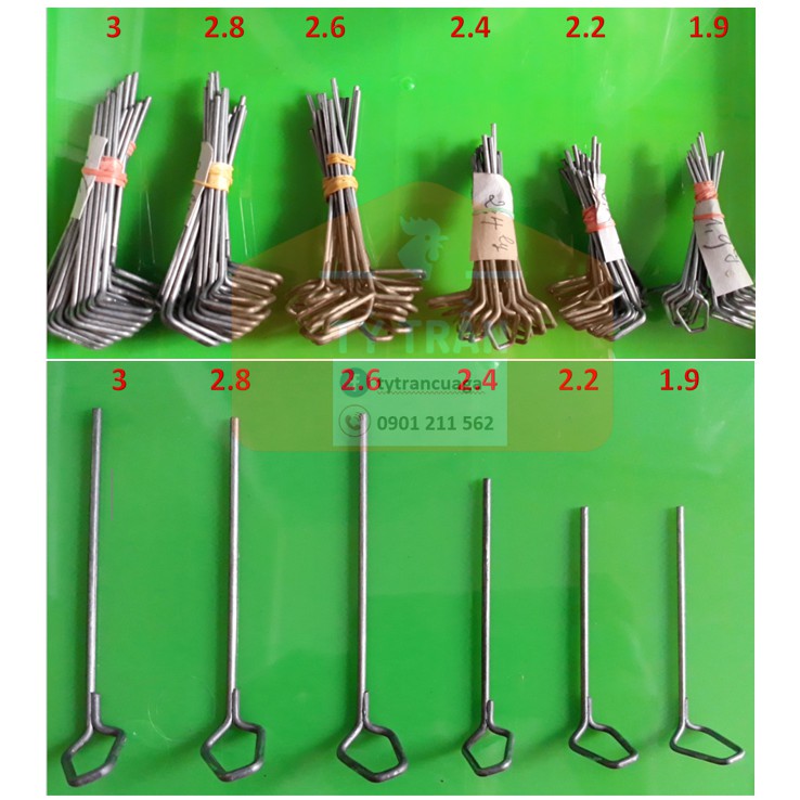 Combo 10 Bộ Đế Cựa  Đế Gà Tre/Nòi Tiểu Trung Đại, Chất Lượng, Thép Tốt, Giá Phải Chăng