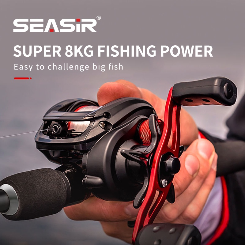 Máy Câu Cá BMAX BlackMax3 5BB 6.4: 1 18LB Max 30lb / 140yds Chất Lượng Cao
