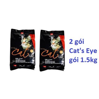 2 gói thức ăn mèo cat's eye gói 1.5kg